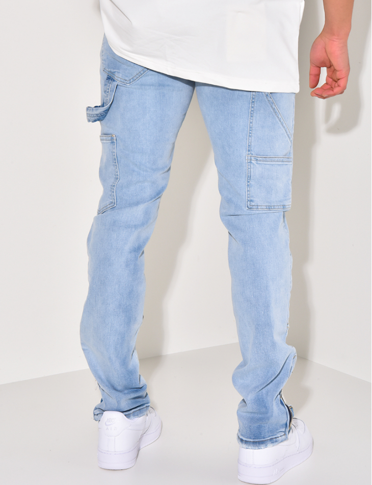 Tone-on-tone denim jeans Tone-on-tone denim jeans