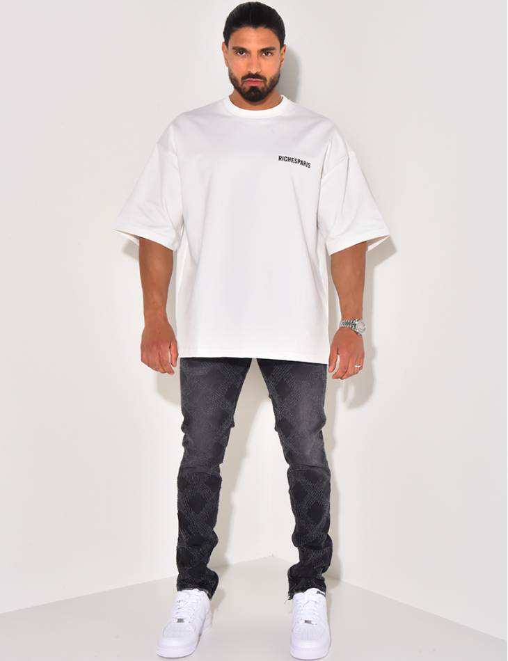 Diamond pattern jeans Diamond pattern jeans