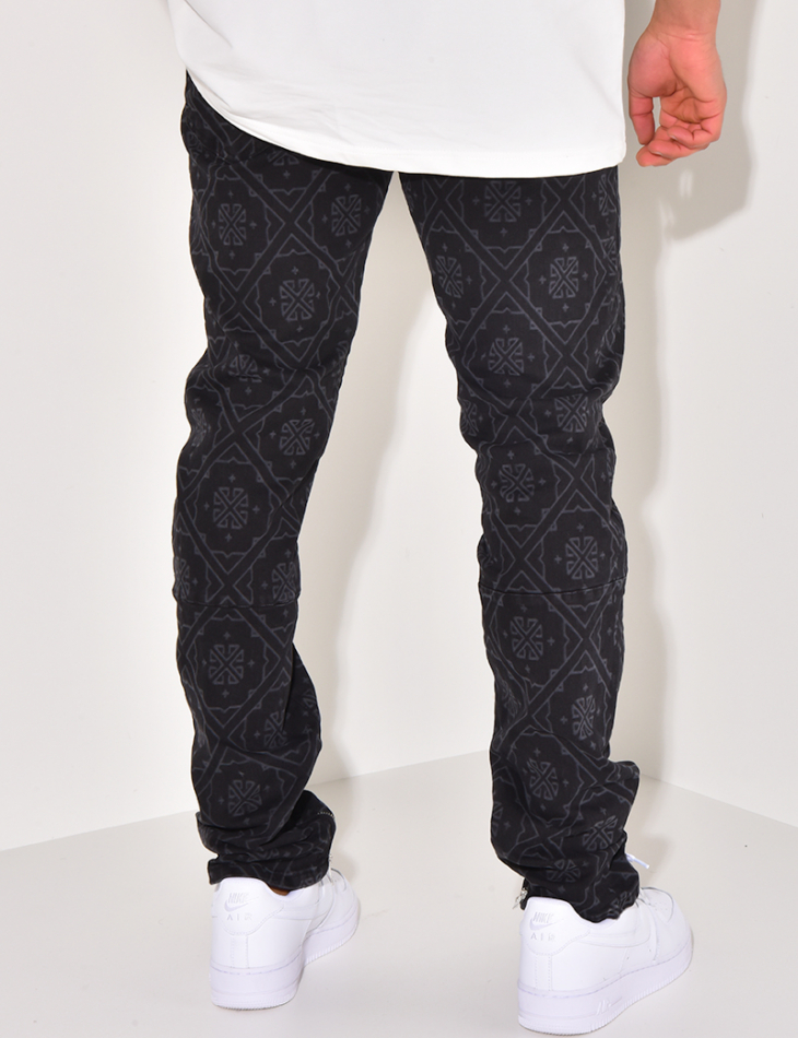 Jeans à motifs géométriques Jeans à motifs géométriques