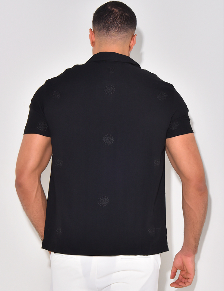 Chemise légère motifs brodés Chemise légère motifs brodés