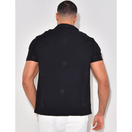 Chemise légère motifs brodés Chemise légère motifs brodés