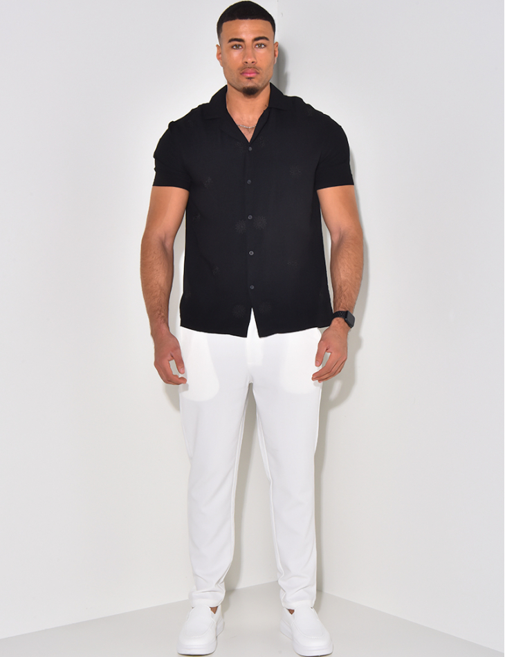 Chemise légère motifs brodés Chemise légère motifs brodés