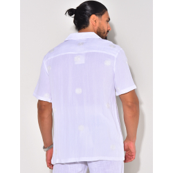 Chemise légère motifs brodés Chemise légère motifs brodés