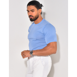 Thin ribbed T-shirt Thin ribbed T-shirt