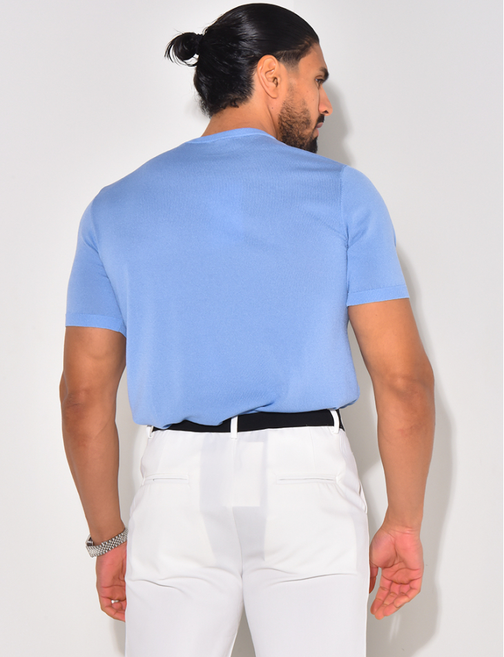 Thin ribbed T-shirt Thin ribbed T-shirt