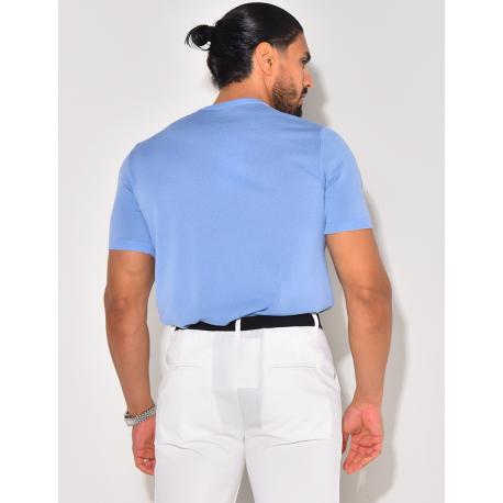 Thin ribbed T-shirt Thin ribbed T-shirt