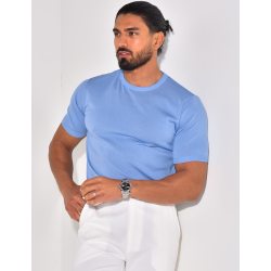 Thin ribbed T-shirt Thin ribbed T-shirt