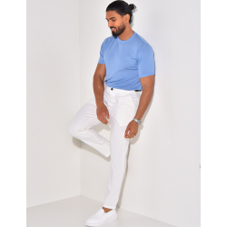 Thin ribbed T-shirt Thin ribbed T-shirt