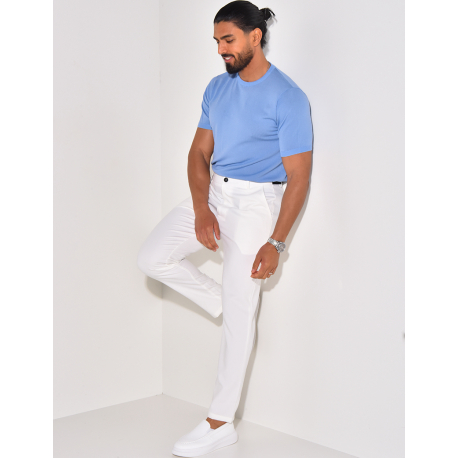 Thin ribbed T-shirt Thin ribbed T-shirt