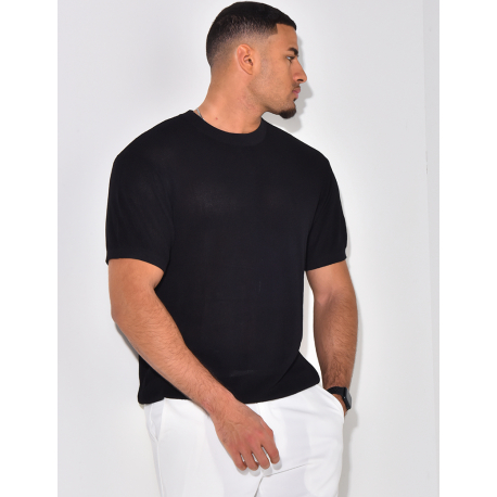 Knitted T-shirt