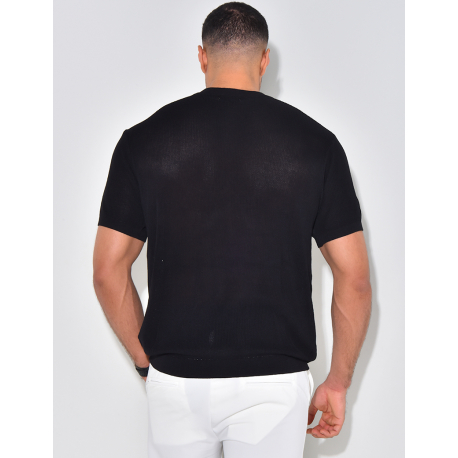 Knitted T-shirt
