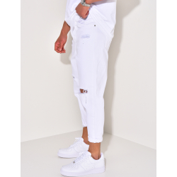 Jeans destroy à chaînes Jeans destroy à chaînes