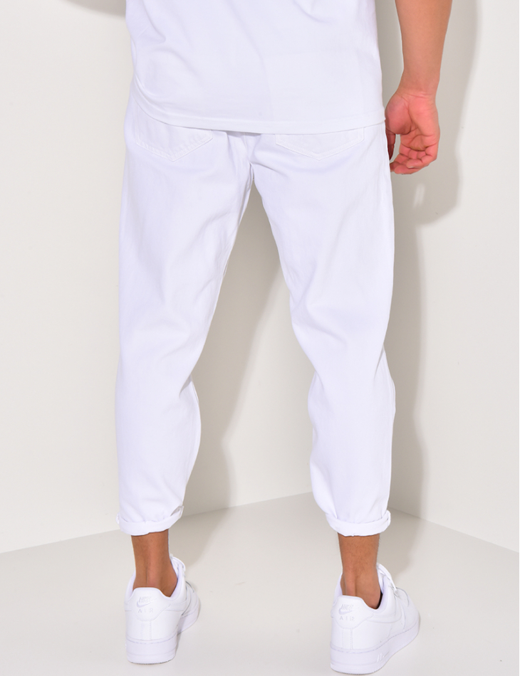 Jeans destroy à chaînes Jeans destroy à chaînes