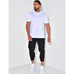 Jeans destroy à chaînes Jeans destroy à chaînes