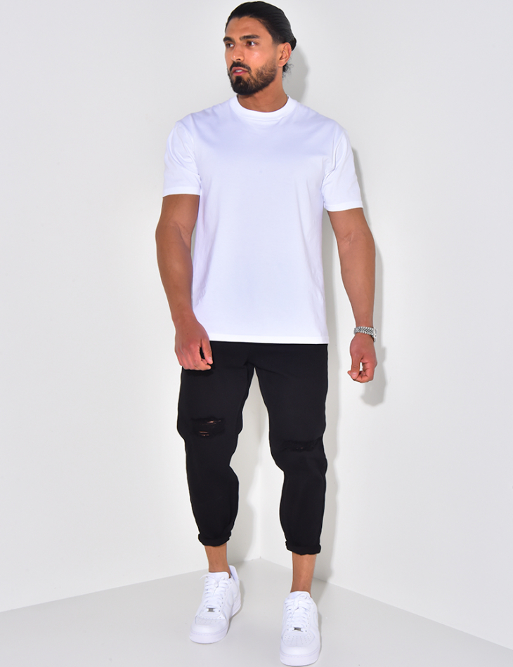 Jeans destroy à chaînes Jeans destroy à chaînes