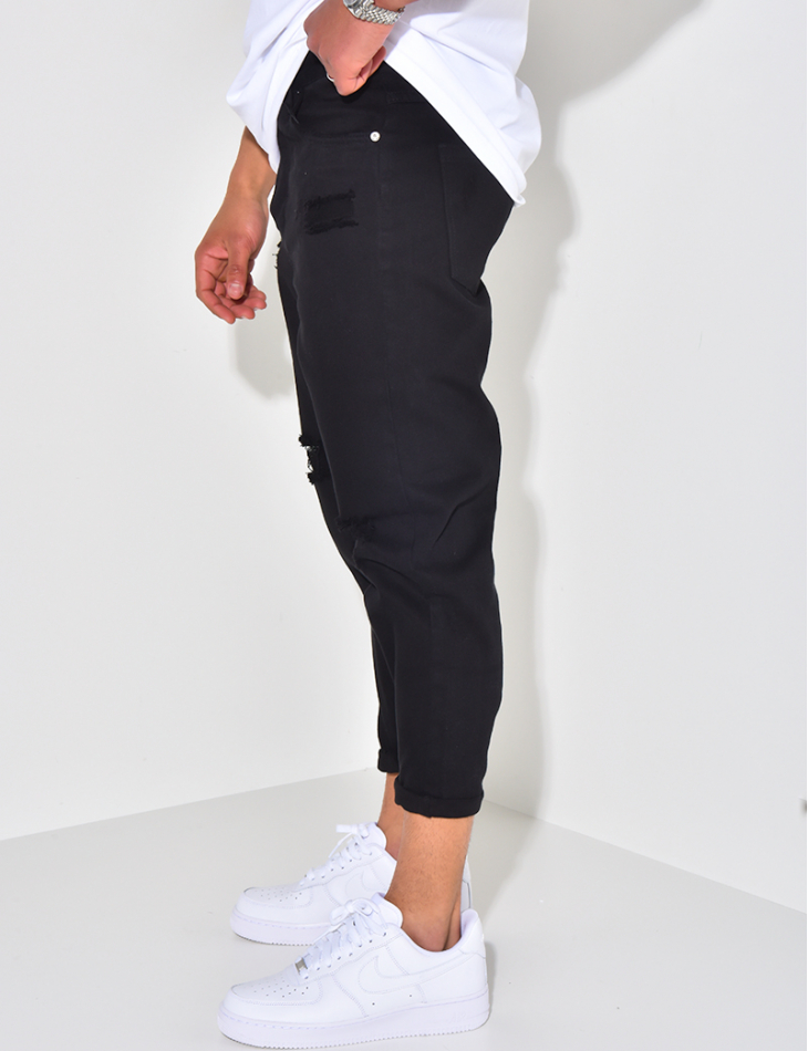 Jeans destroy à chaînes Jeans destroy à chaînes