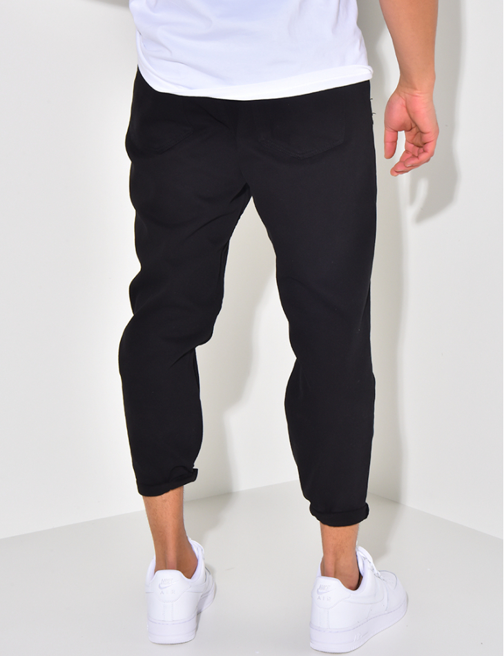 Jeans destroy à chaînes Jeans destroy à chaînes