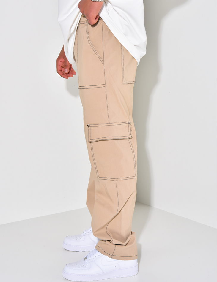 Pantalon cargo à poches Pantalon cargo à poches