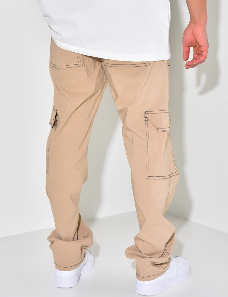Pantalon cargo à poches Pantalon cargo à poches