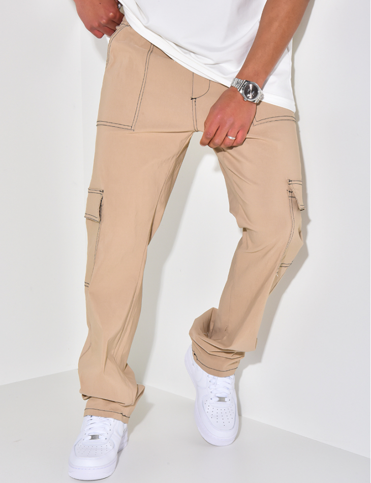 Pantalon cargo à poches Pantalon cargo à poches