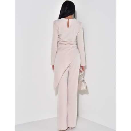 Ensemble de tailleur asymétrique Ensemble de tailleur asymétrique