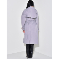 Oversize-Trenchcoat mit Taillengürtel