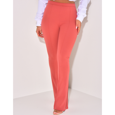 Pantalon de tailleur taille haute coupe flare Pantalon de tailleur taille haute coupe flare