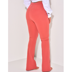 Pantalon de tailleur taille haute coupe flare Pantalon de tailleur taille haute coupe flare