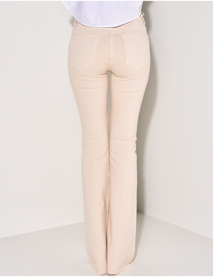 Jean flare beige online