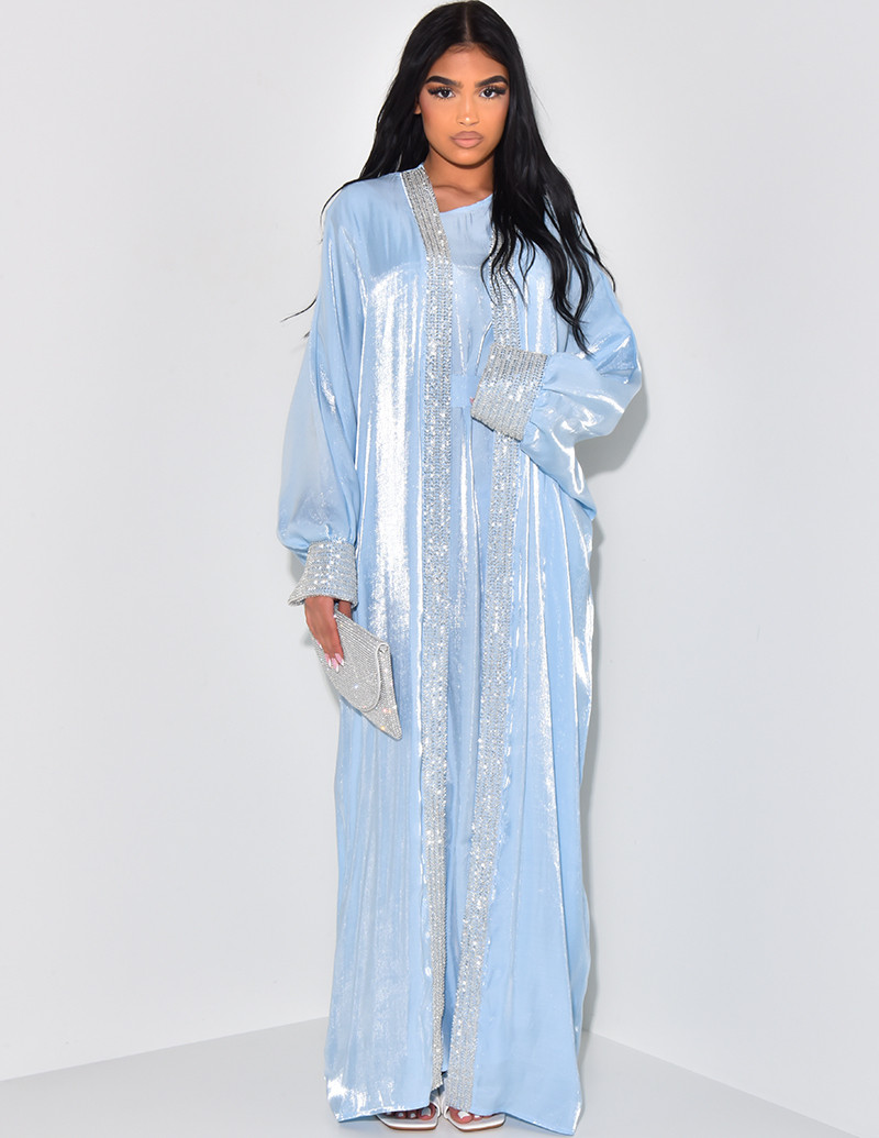  Beaded dress & kimono set