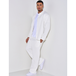 Ensemble pantalon et chemise texturé Ensemble pantalon et chemise texturé