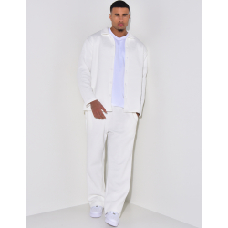 Ensemble pantalon et chemise texturé Ensemble pantalon et chemise texturé