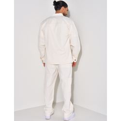 Ensemble pantalon à poches et chemise manches longues Ensemble pantalon à poches et chemise manches longues