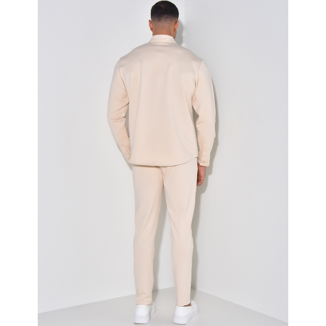 Ensemble pantalon et chemise à col rond Ensemble pantalon et chemise à col rond