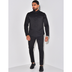 Ensemble pantalon et chemise à col rond Ensemble pantalon et chemise à col rond