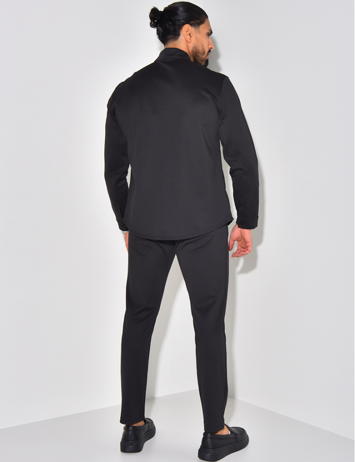 Ensemble pantalon et chemise à col rond Ensemble pantalon et chemise à col rond