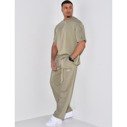 Ensemble pantalon et t-shirt à coutures apparentes "1991-2024" Ensemble pantalon et t-shirt à coutures apparentes "1991-2024"