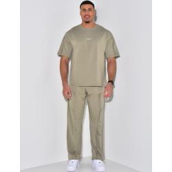 Ensemble pantalon et t-shirt à coutures apparentes "1991-2024" Ensemble pantalon et t-shirt à coutures apparentes "1991-2024"