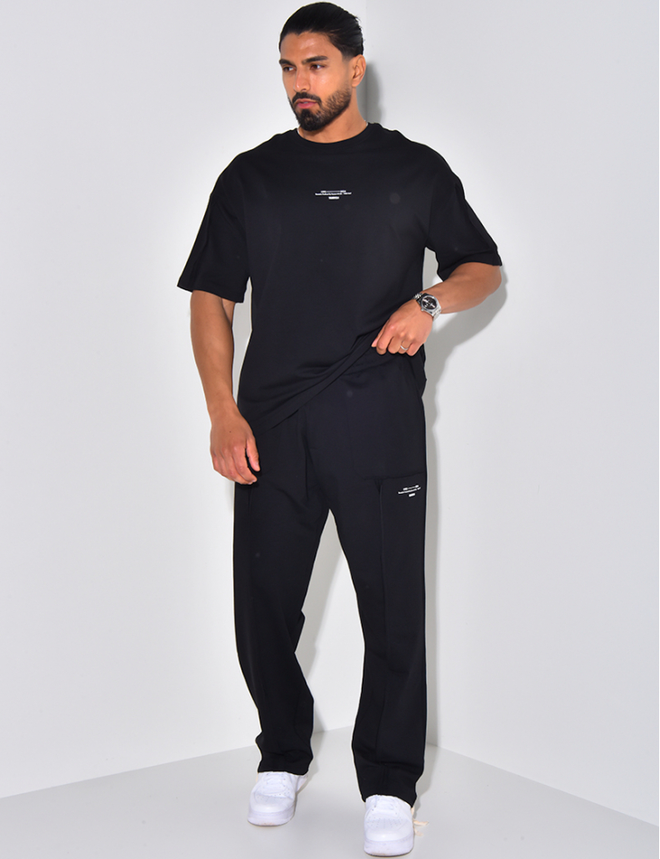 Ensemble pantalon et t-shirt à coutures apparentes "1991-2024" Ensemble pantalon et t-shirt à coutures apparentes "1991-2024"