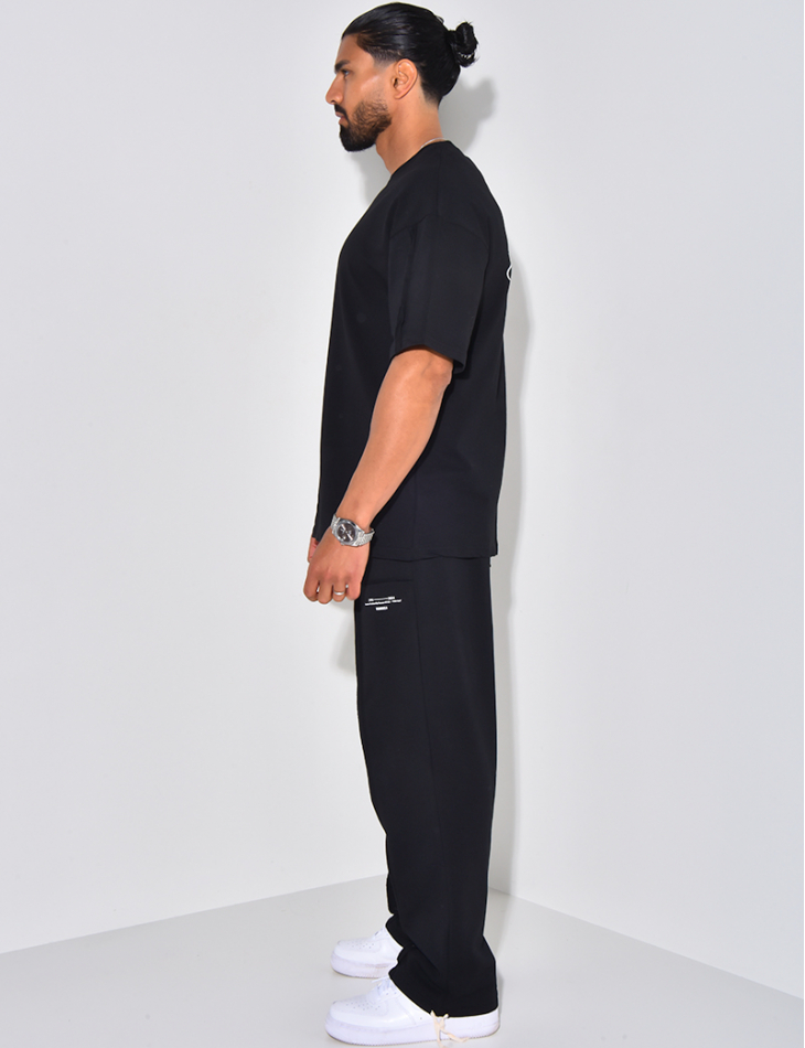 Ensemble pantalon et t-shirt à coutures apparentes "1991-2024" Ensemble pantalon et t-shirt à coutures apparentes "1991-2024"