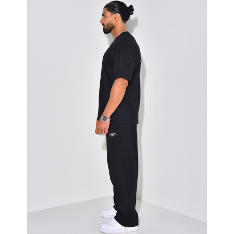 Ensemble pantalon et t-shirt à coutures apparentes "1991-2024" Ensemble pantalon et t-shirt à coutures apparentes "1991-2024"