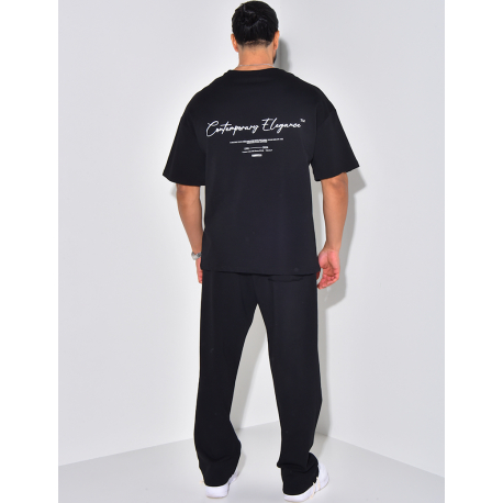 Ensemble pantalon et t-shirt à coutures apparentes "1991-2024" Ensemble pantalon et t-shirt à coutures apparentes "1991-2024"