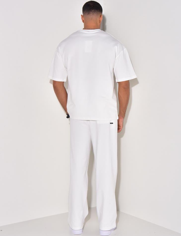 Ensemble pantalon et t-shirt uni Ensemble pantalon et t-shirt uni