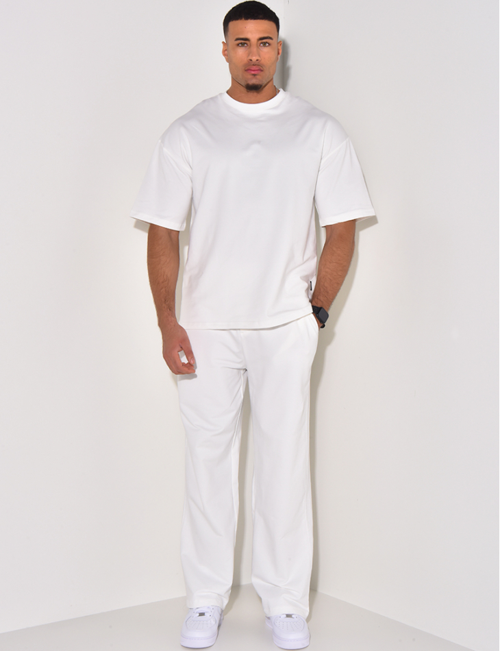 Ensemble pantalon et t-shirt uni Ensemble pantalon et t-shirt uni