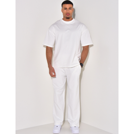 Ensemble pantalon et t-shirt uni Ensemble pantalon et t-shirt uni