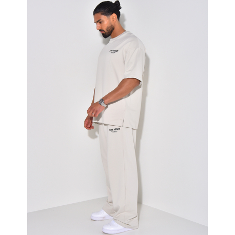 Ensemble pantalon et t-shirt "Care about" Ensemble pantalon et t-shirt "Care about"