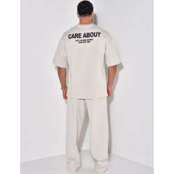 Ensemble pantalon et t-shirt "Care about" Ensemble pantalon et t-shirt "Care about"