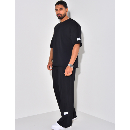 Ensemble pantalon et t-shirt uni Ensemble pantalon et t-shirt uni
