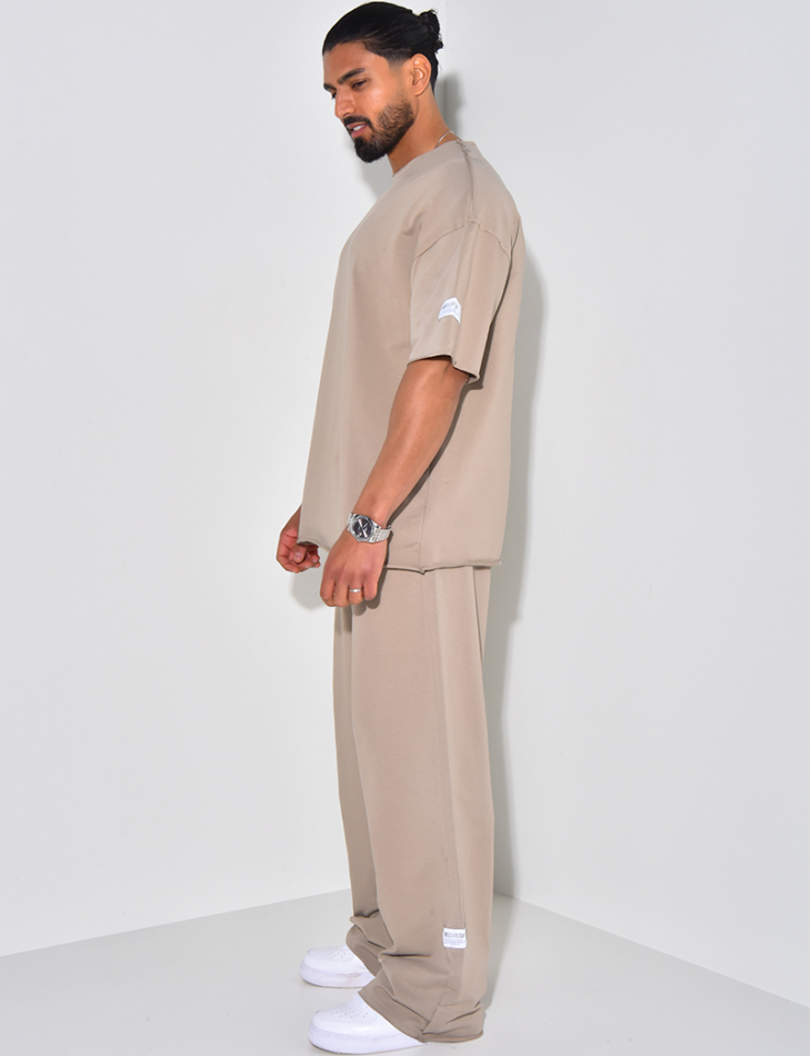 Ensemble pantalon et t-shirt uni Ensemble pantalon et t-shirt uni