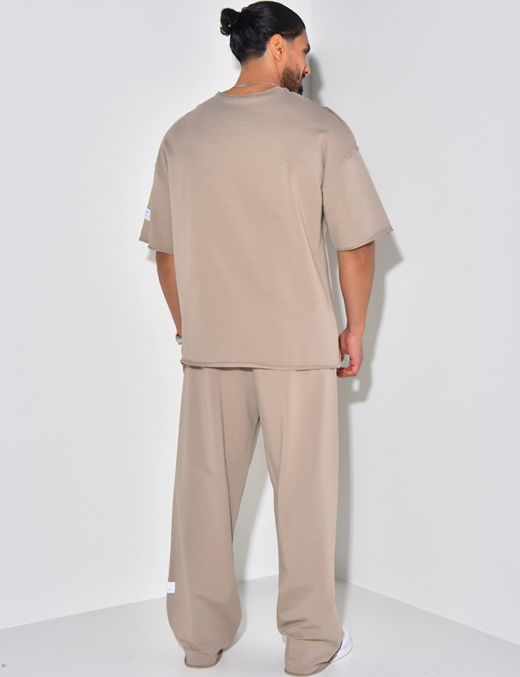 Ensemble pantalon et t-shirt uni Ensemble pantalon et t-shirt uni